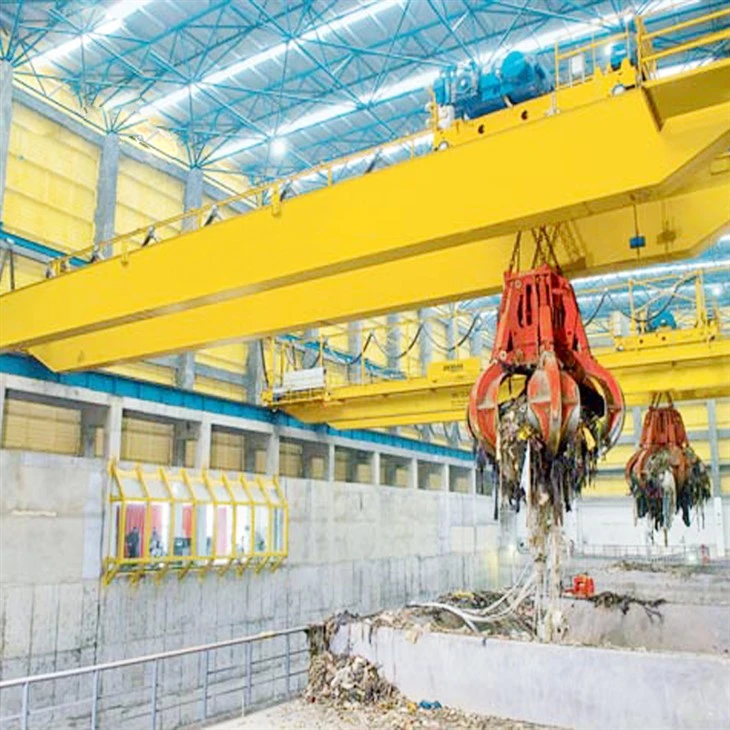10 Ton Waste Handing Grab Overhead Crane